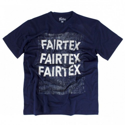 Одежда тайский бокс, футболка Fairtex (TST-155 blue)